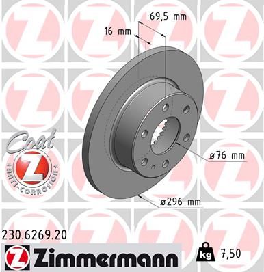 ZIMMERMANN Disk ploča
