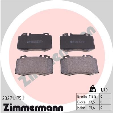 ZIMMERMANN Disk pločice