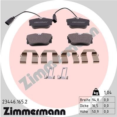 ZIMMERMANN Disk pločice