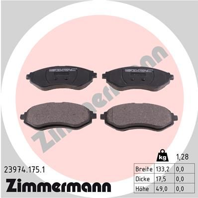ZIMMERMANN Disk pločice