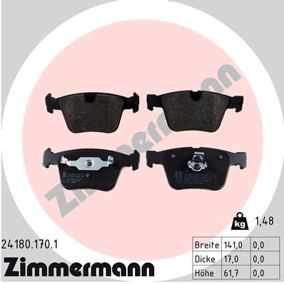 ZIMMERMANN Disk pločice