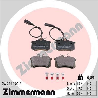 ZIMMERMANN Disk pločice
