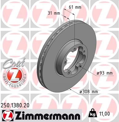ZIMMERMANN Disk ploča