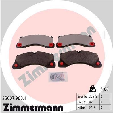 ZIMMERMANN Disk pločice