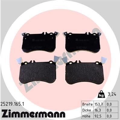 ZIMMERMANN Disk pločice