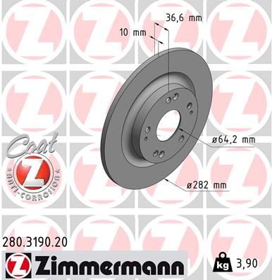 ZIMMERMANN Disk ploča