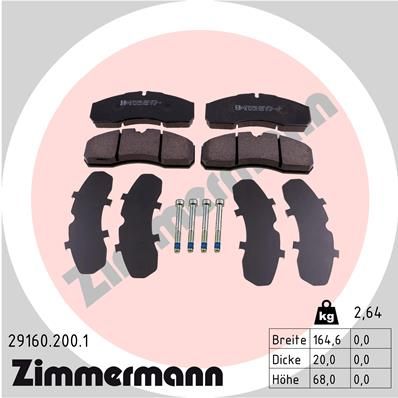 ZIMMERMANN Disk pločice