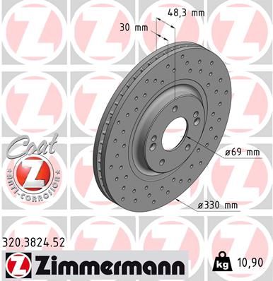 ZIMMERMANN Kočni disk