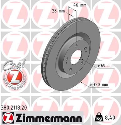 ZIMMERMANN Disk ploča