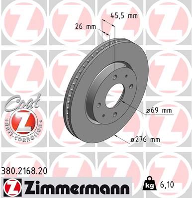 ZIMMERMANN Disk ploča