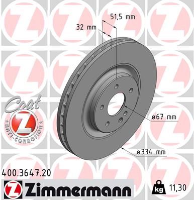 ZIMMERMANN Disk ploča