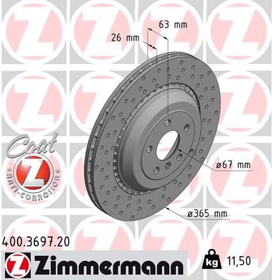 ZIMMERMANN Disk ploča