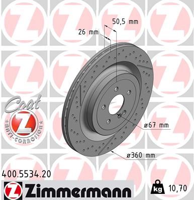 ZIMMERMANN Disk ploča