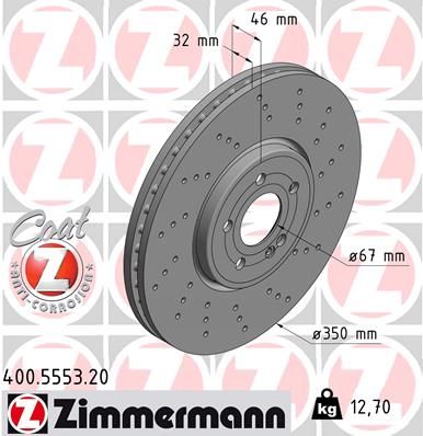 ZIMMERMANN Kočioni disk