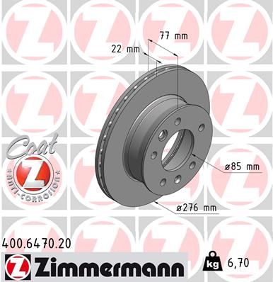 ZIMMERMANN Disk ploča
