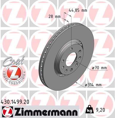 ZIMMERMANN Disk ploča