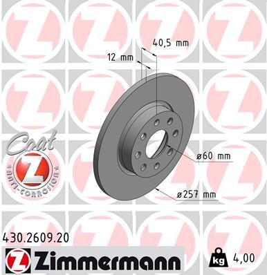 ZIMMERMANN Disk ploča