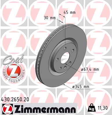 ZIMMERMANN Disk ploča