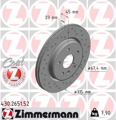 ZIMMERMANN Disk ploča