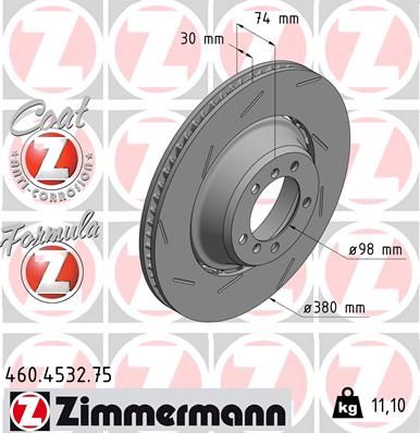 ZIMMERMANN Kočni disk