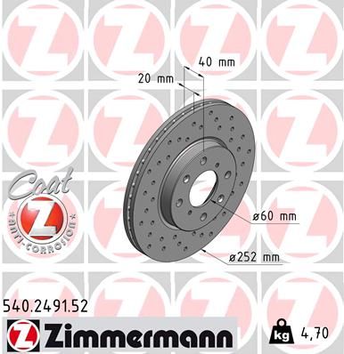 ZIMMERMANN Disk ploča