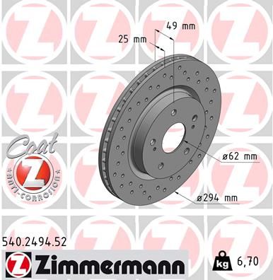 ZIMMERMANN Disk ploča