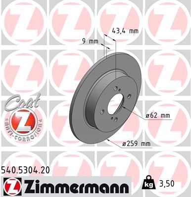 ZIMMERMANN Disk ploča