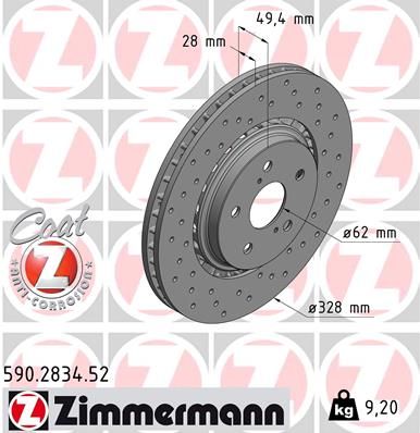 ZIMMERMANN Disk ploča