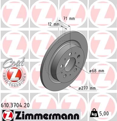 ZIMMERMANN Disk ploča