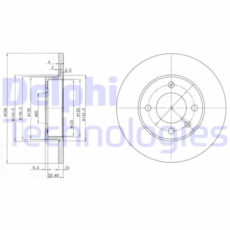 DELPHI Kočioni disk