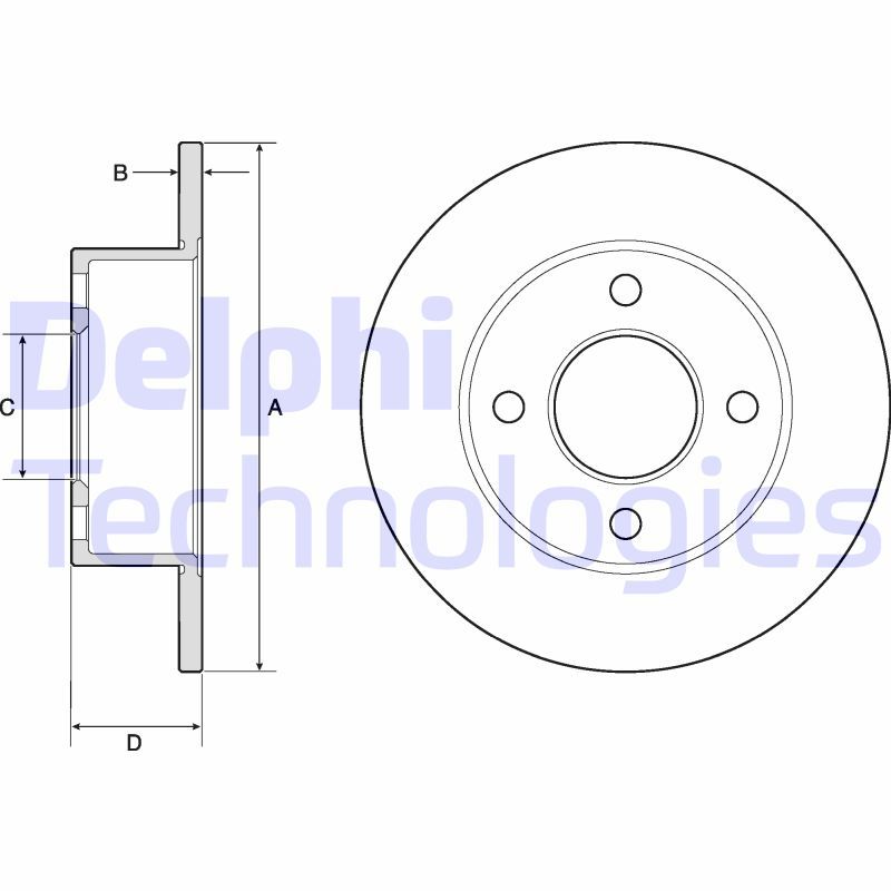 DELPHI Kočioni disk