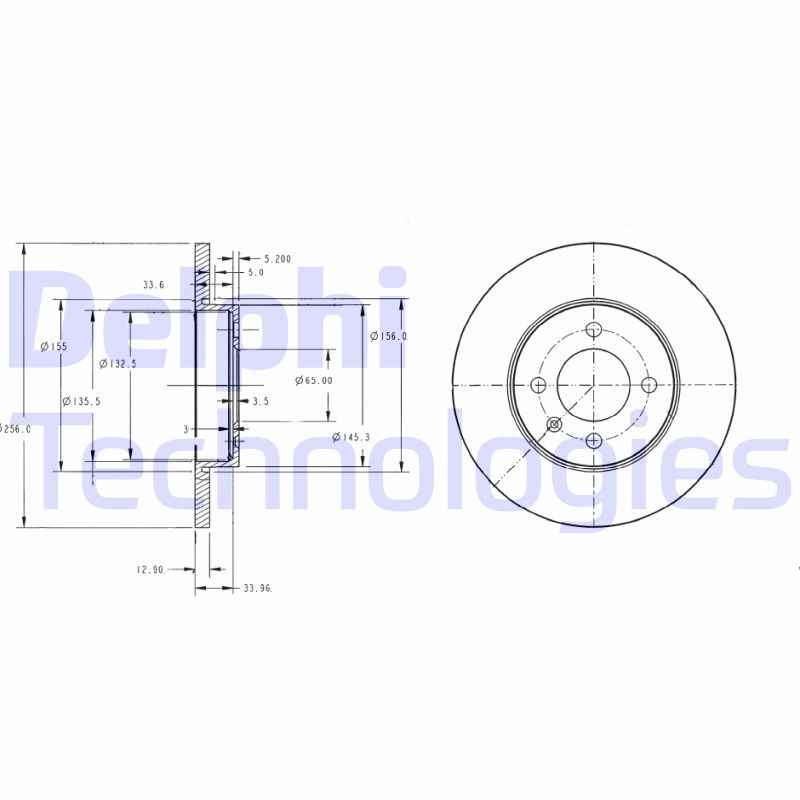 DELPHI Kočioni disk