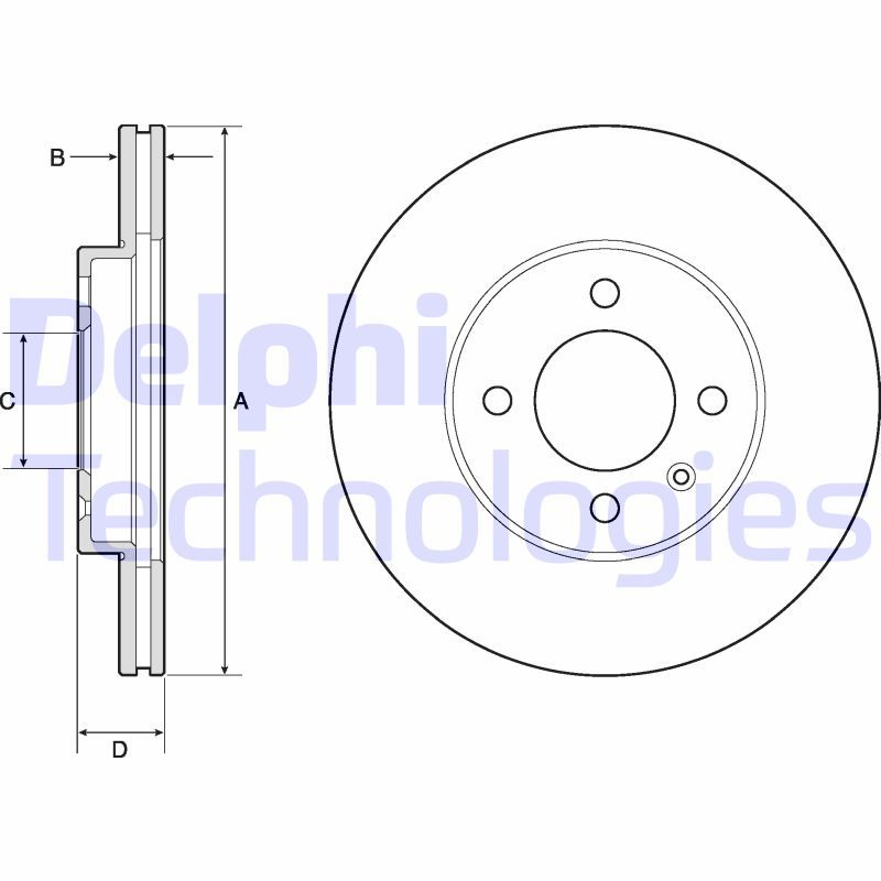DELPHI Kočioni disk
