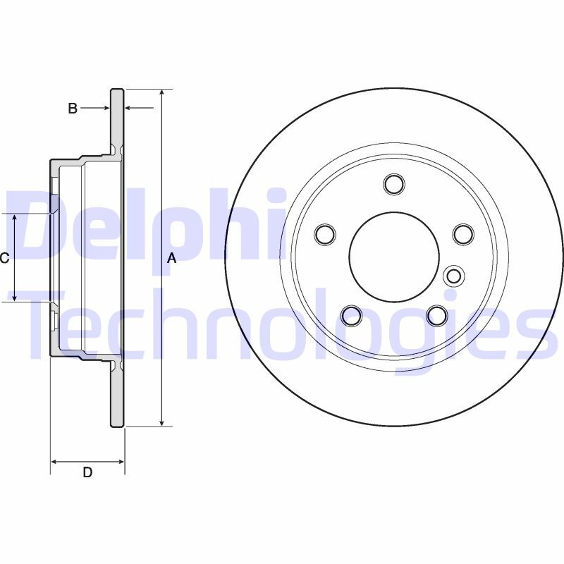 DELPHI Kočioni disk