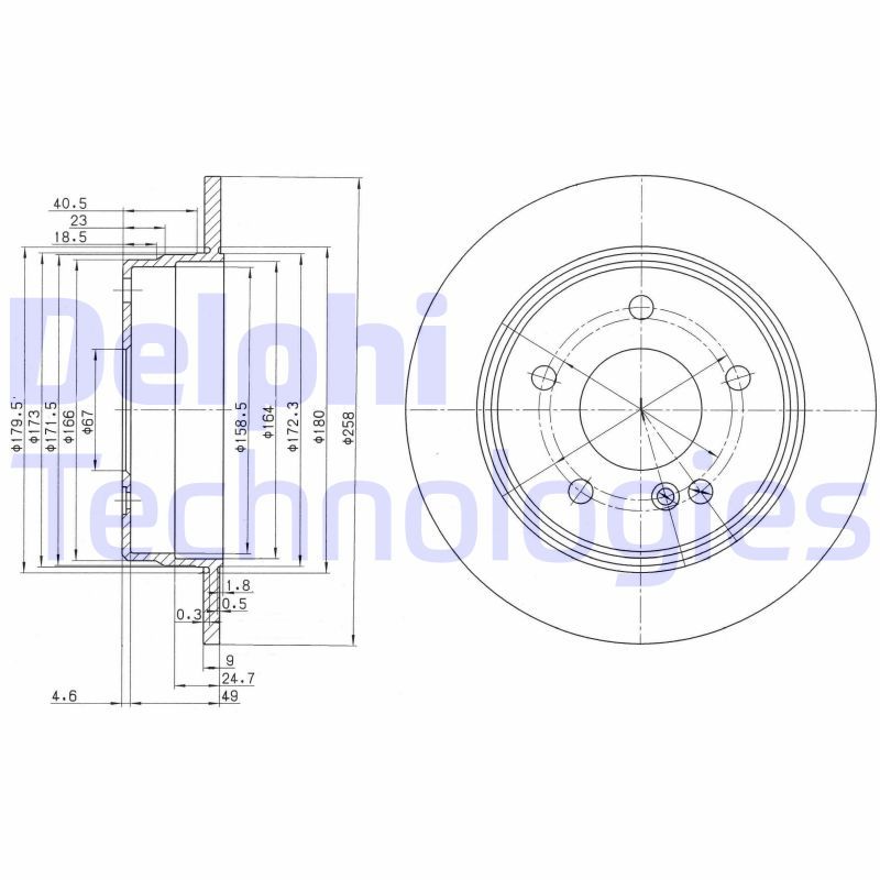 DELPHI Kočioni disk