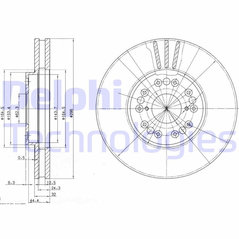 DELPHI Kočioni disk
