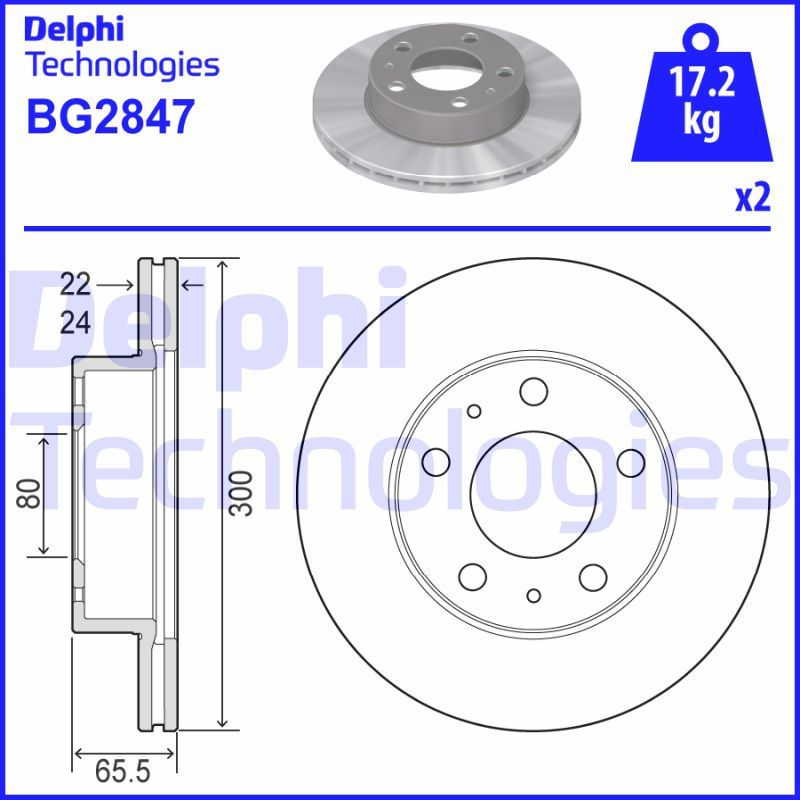 DELPHI Kočioni disk