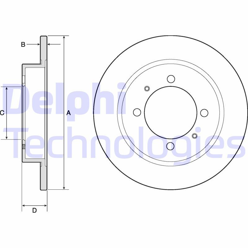 DELPHI Kočioni disk