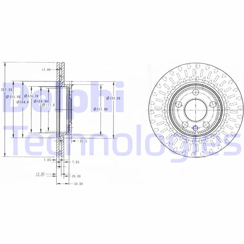 DELPHI Kočioni disk