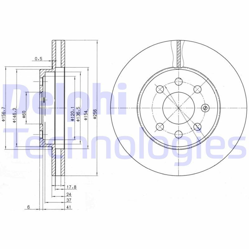 DELPHI Kočioni disk