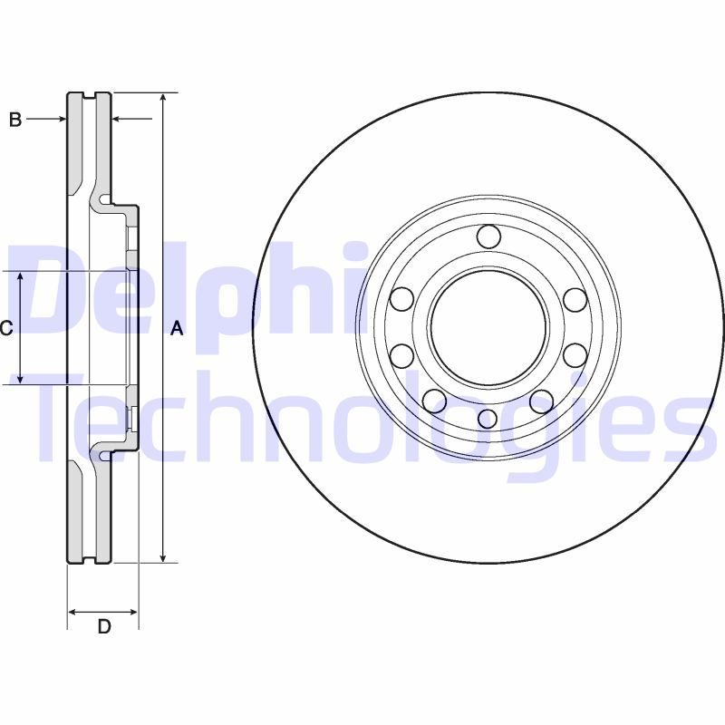 DELPHI Kočioni disk
