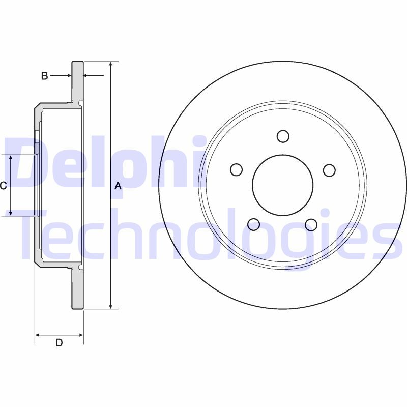DELPHI Kočioni disk