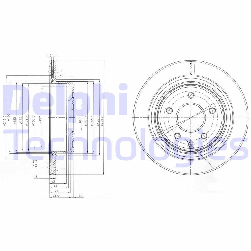 DELPHI Kočioni disk