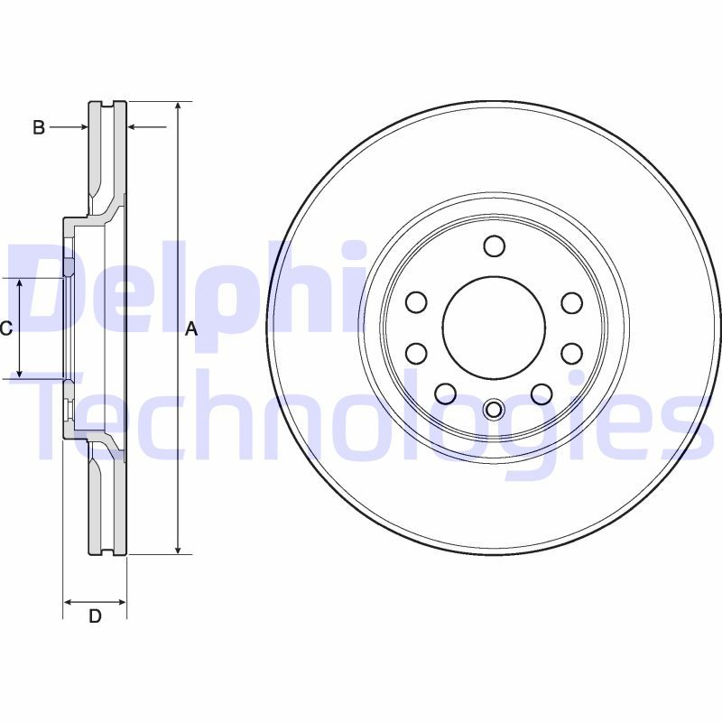 DELPHI Kočioni disk
