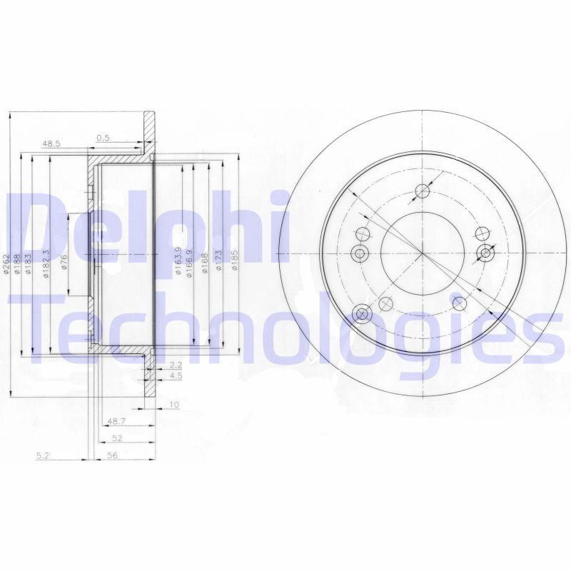 DELPHI Kočioni disk