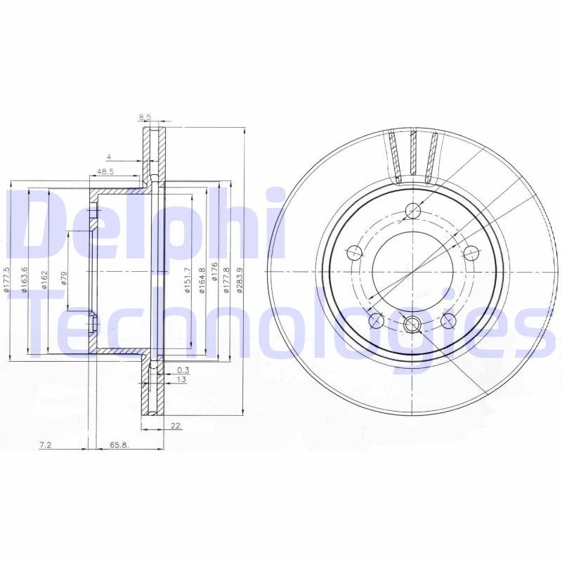 DELPHI Kočioni disk