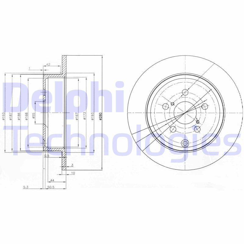 DELPHI Kočioni disk
