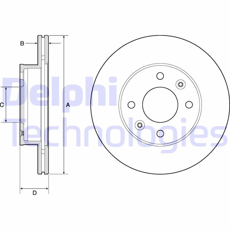 DELPHI Kočioni disk