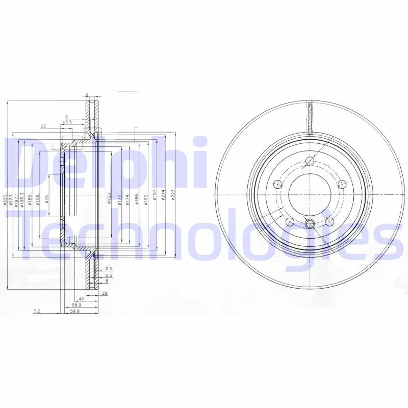 DELPHI Kočioni disk