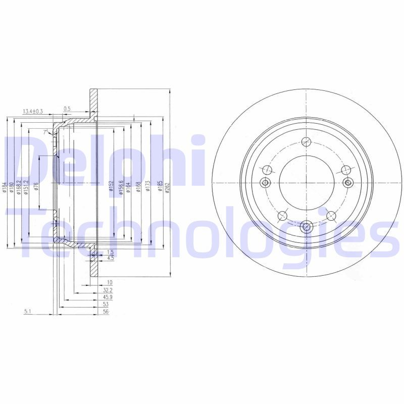 DELPHI Kočioni disk